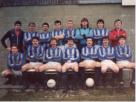 Penicuik Athletic season 1986-1987; Back Row: Devlin, Taylor, McCormack, Gilder, McNaughton, Wilson, Tulloch, Reid: Front row: Cronin, Dick, Mitchell, Bennett, McCulloch, Turnbull, Dolan