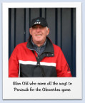 Alan Old who came all the wayt to Penicuik for the Glenrothes game